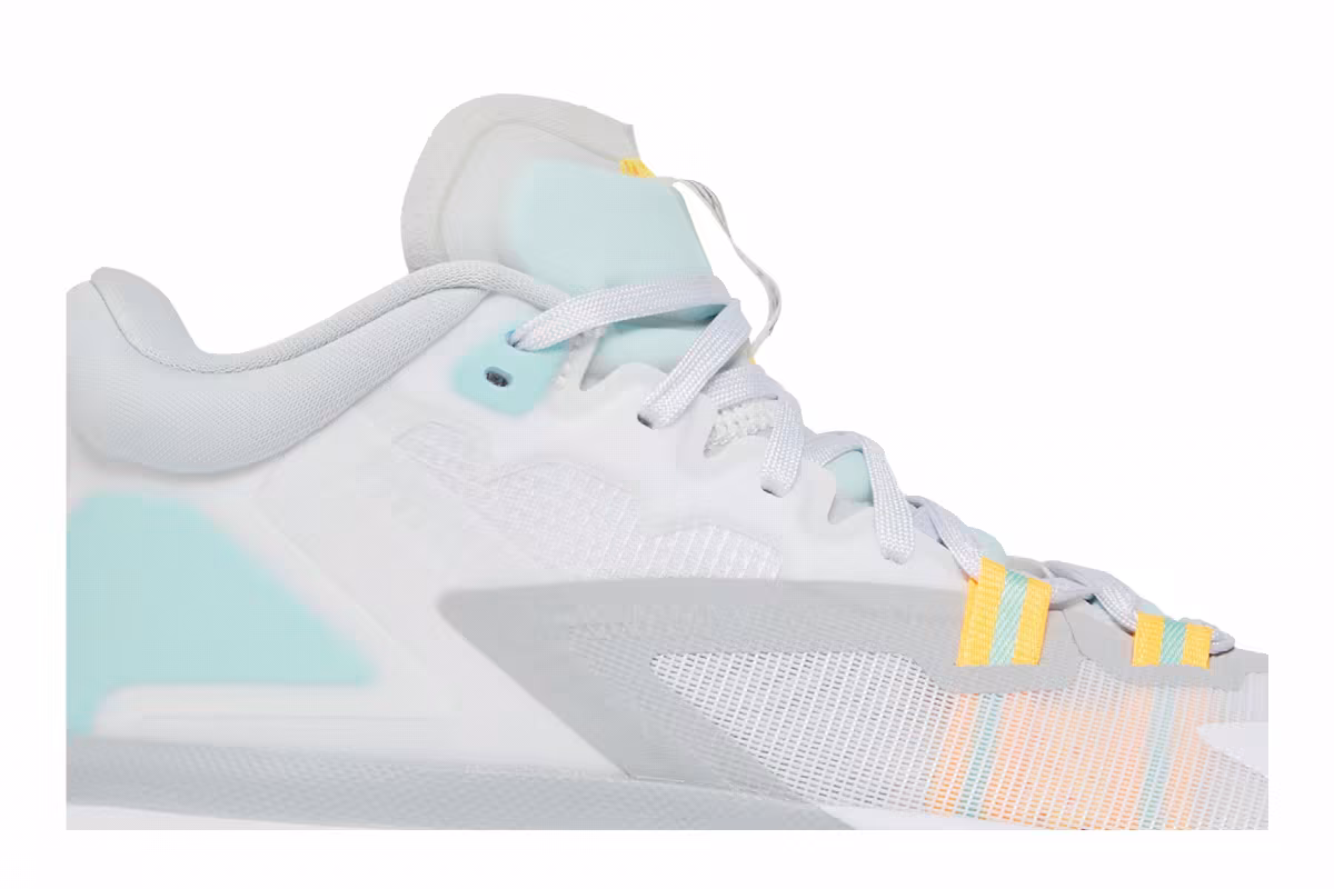 Air Jordan Zion 1 PF White Dynamic Turquoise, view 3