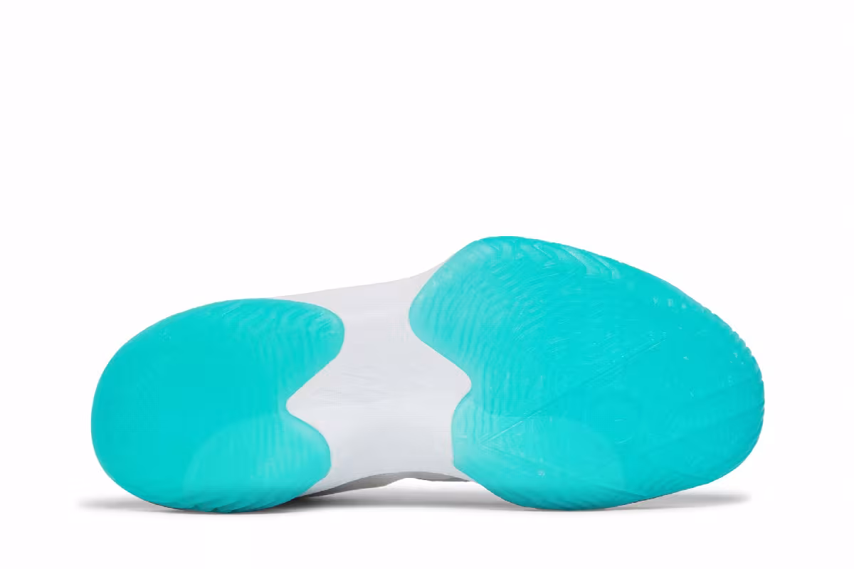 Air Jordan Zion 1 PF White Dynamic Turquoise, view 5