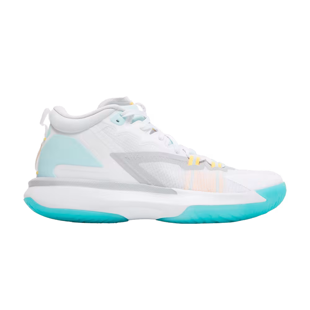 Air Jordan Zion 1 White Dynamic Turquoise