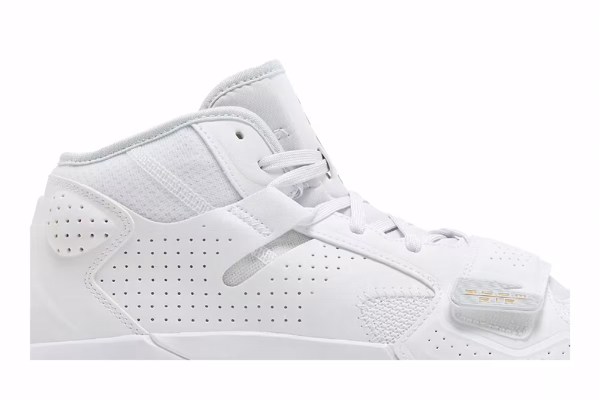 Air Jordan Zion 2 TB White Metallic Gold, view 3