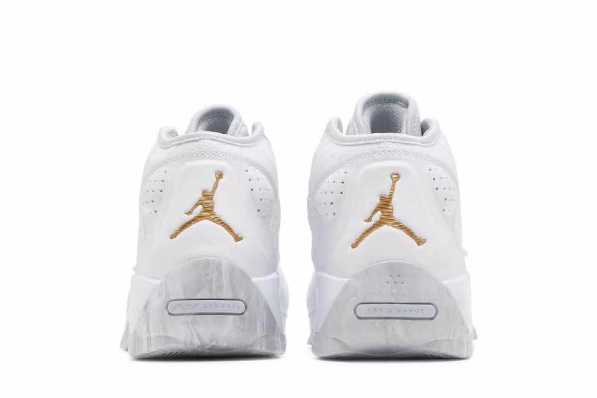 Air Jordan Zion 2 TB White Metallic Gold, view 7