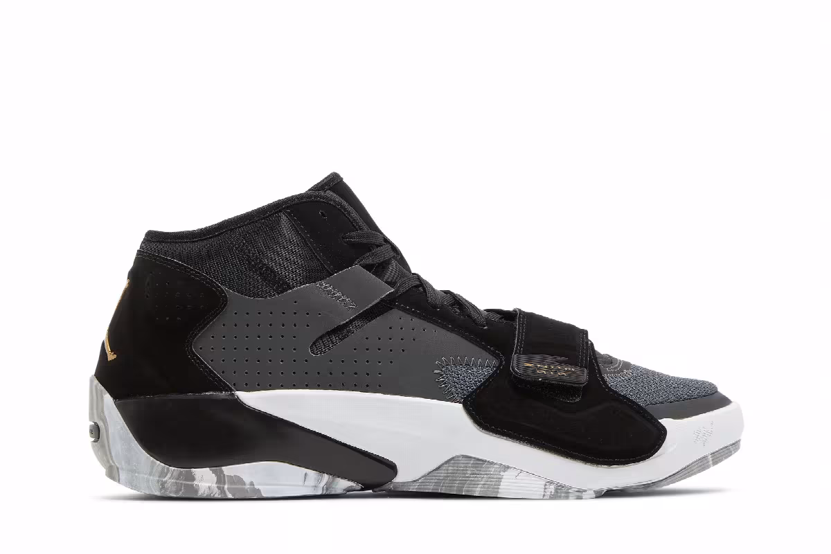 Air Jordan Zion 2 TB Black Metallic Gold, view 2