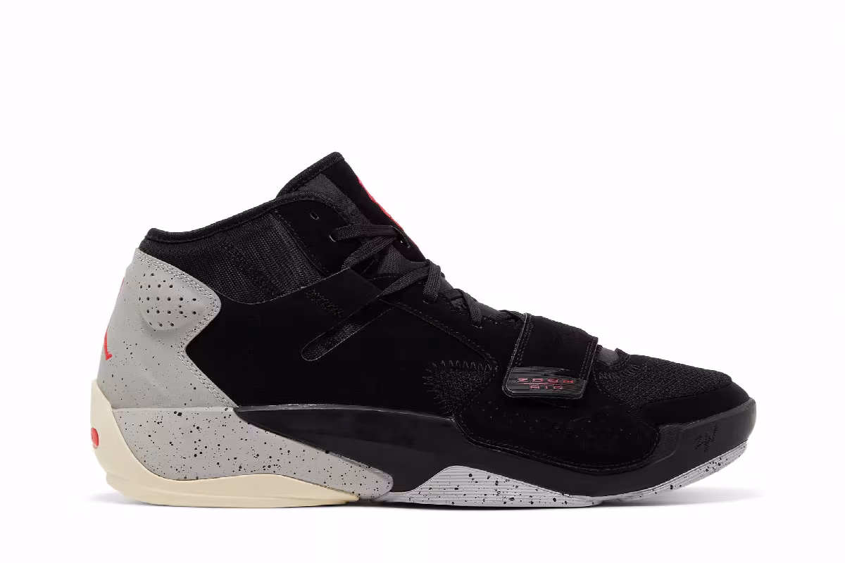 Air Jordan Zion 2 Black Cement, view 2