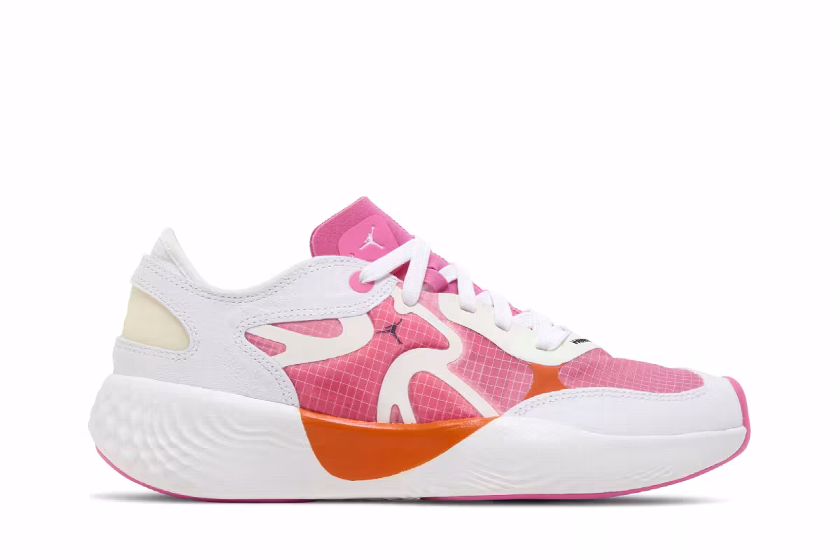 Air Jordan Delta 3 Low GS White Pinksicle, view 2