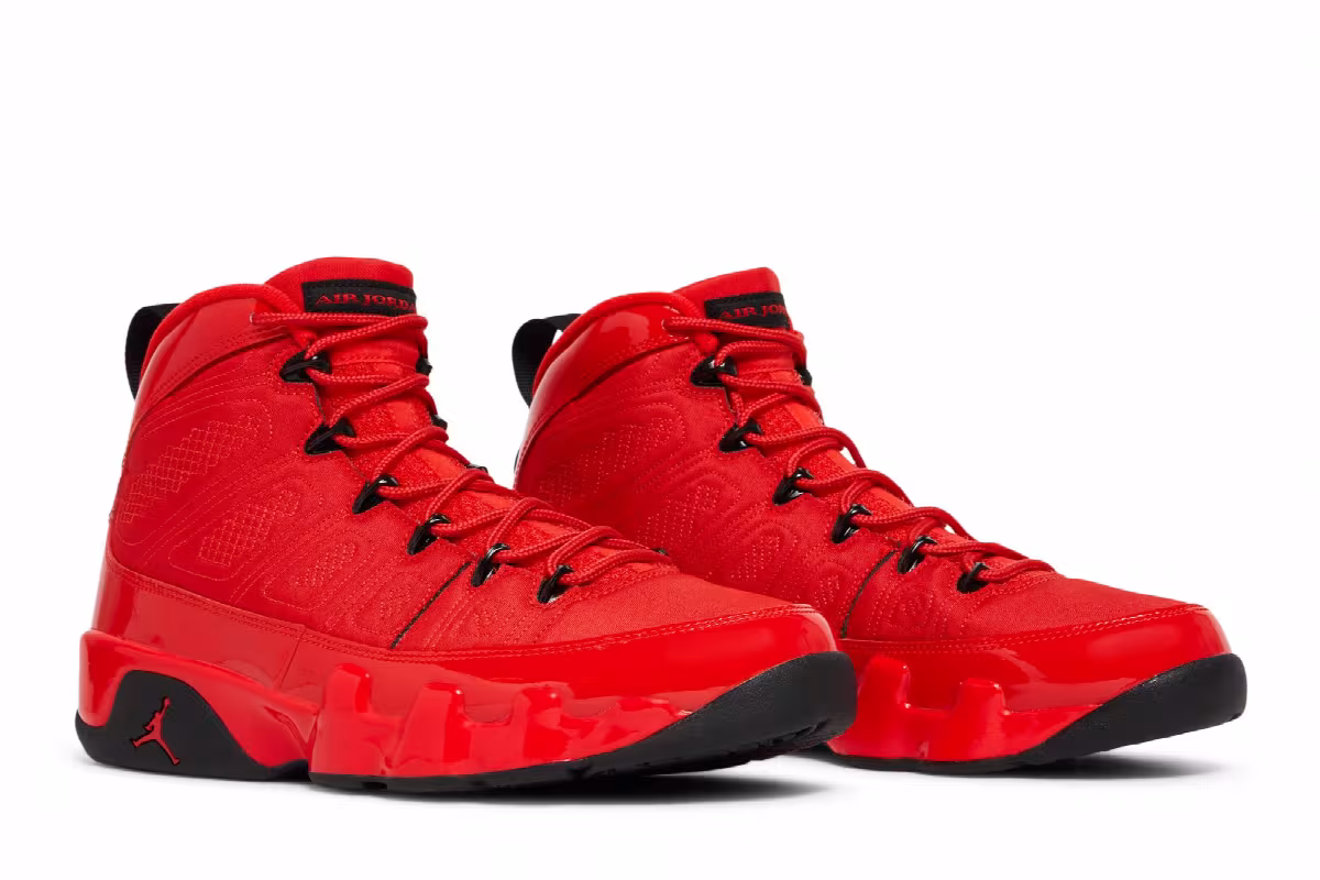 Air Jordan 9 Chile Red, view 9