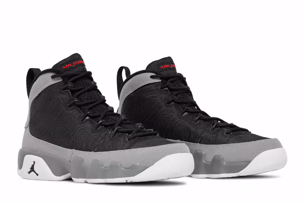 Air Jordan 9 GS Particle Grey, view 9