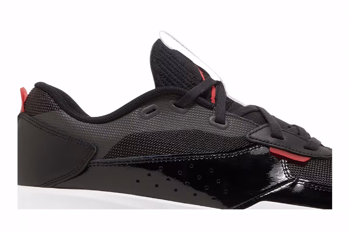 Air Jordan Air 200E Black White Fire Red, view 3