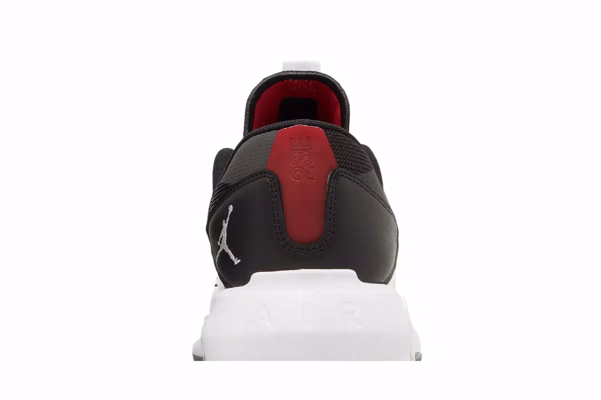 Air Jordan Air 200E Black White Fire Red, view 8
