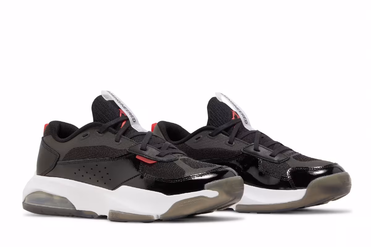 Air Jordan Air 200E Black White Fire Red, view 9