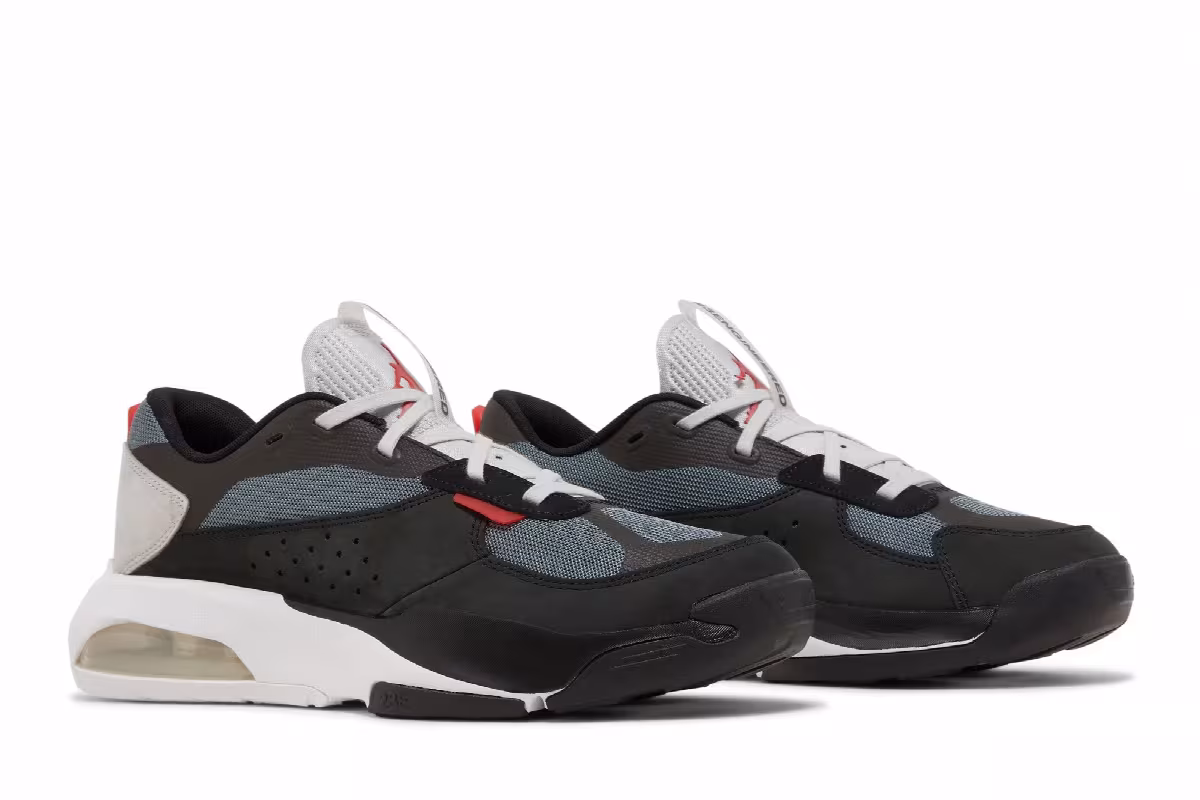 Air Jordan Air 200E Black University Red, view 9