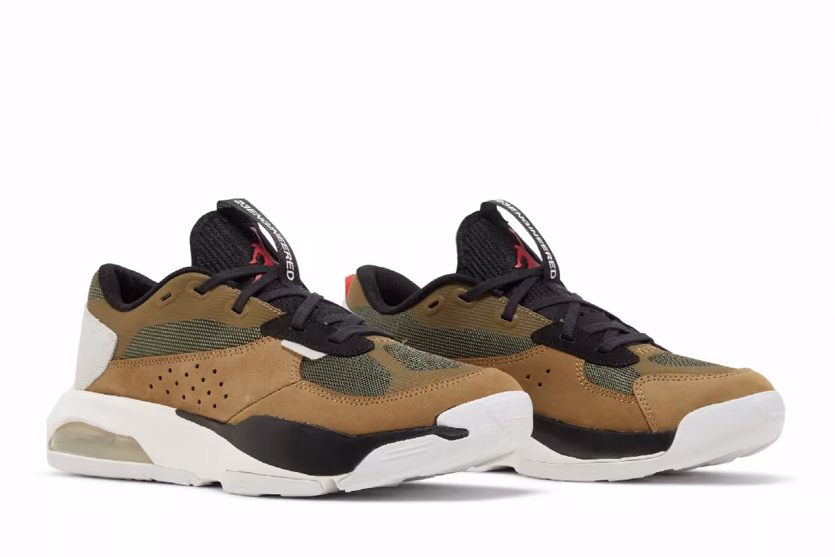 Air Jordan Air 200E Medium Olive Brown Kelp, view 9