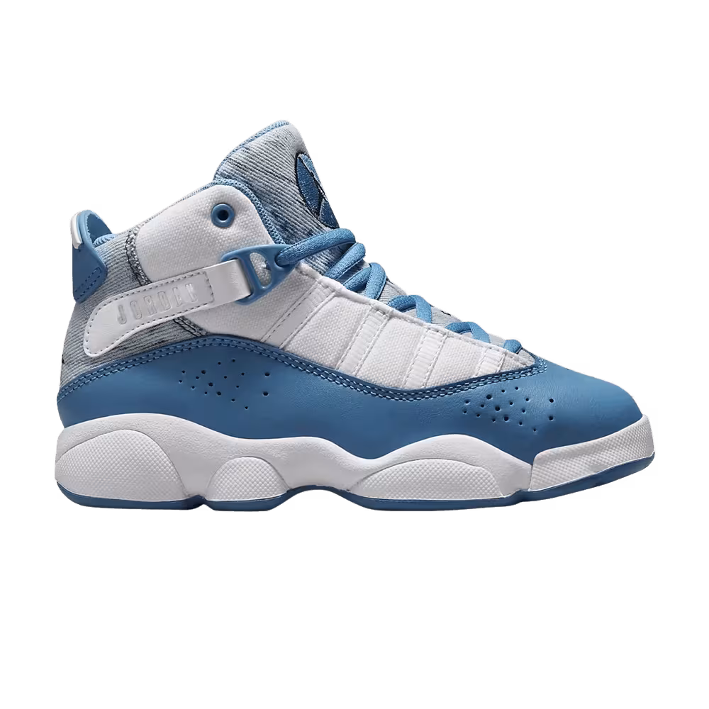 Air Jordan 6 Rings PS White Dutch Blue