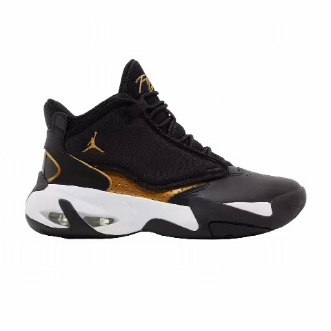 Air Jordan Max Aura 4 GS 'Black Metallic Gold'