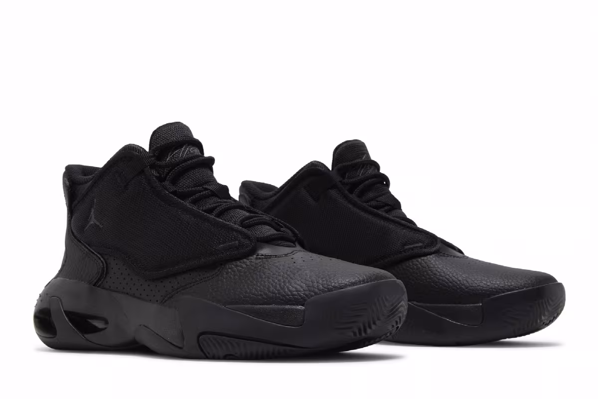 Air Jordan Max Aura 4 GS Black Anthracite, view 9