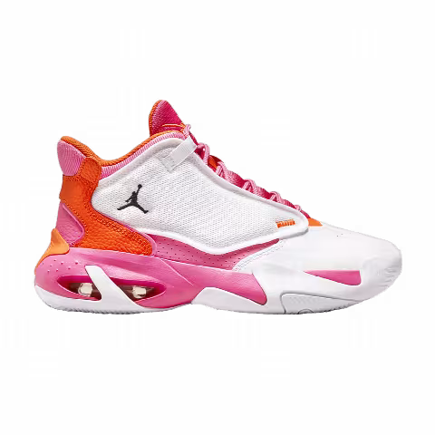 Air Jordan Max Aura 4 GS 'White Safety Orange Pinksicle'