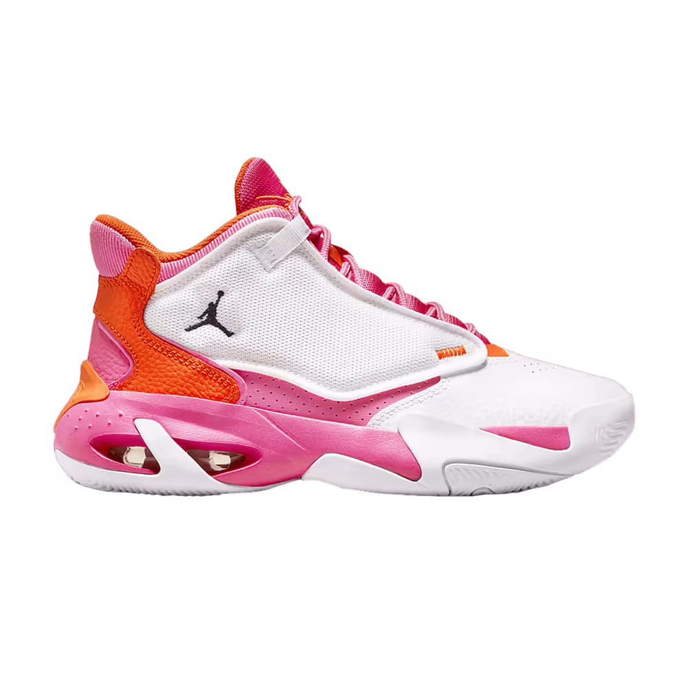Air Jordan Max Aura 4 GS White Safety Orange Pinksicle