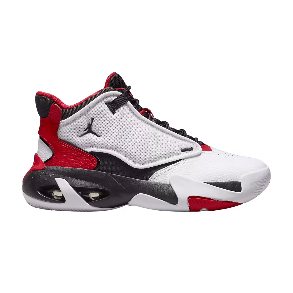Air Jordan Max Aura 4 GS White Black University Red