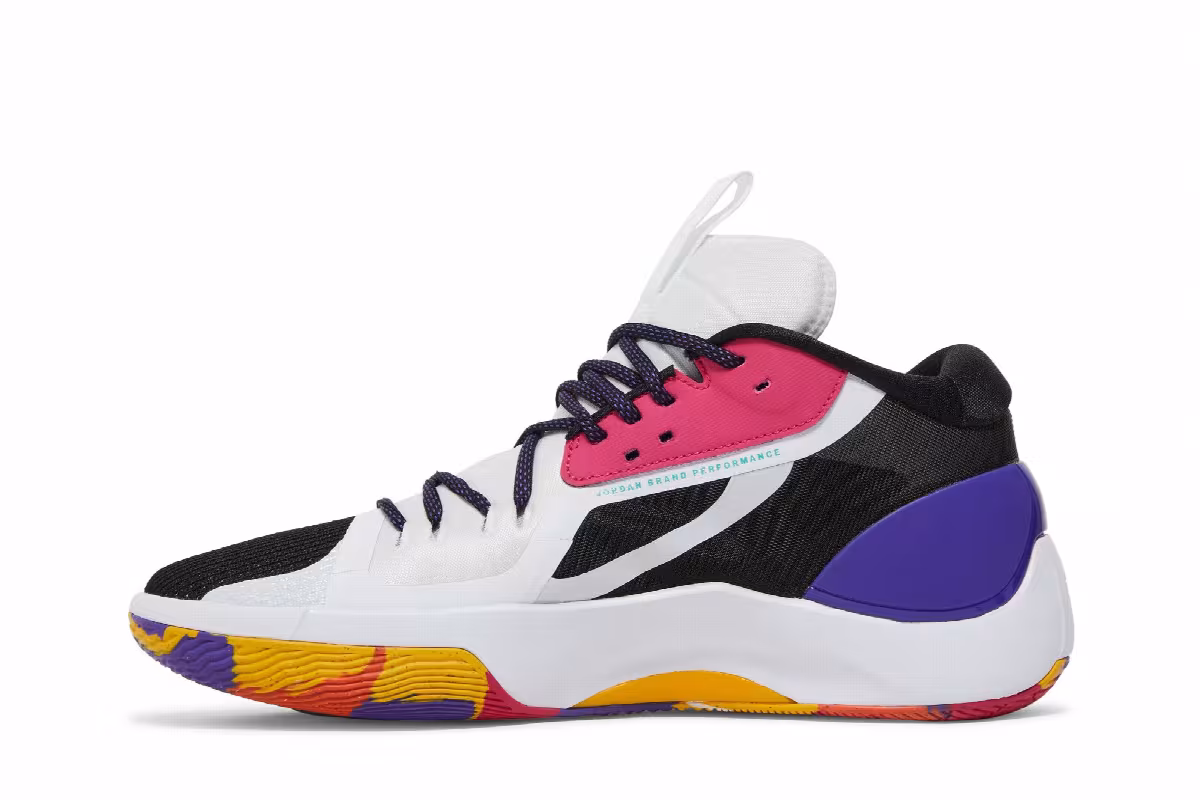 Air Jordan Zoom Separate White Multi, view 4