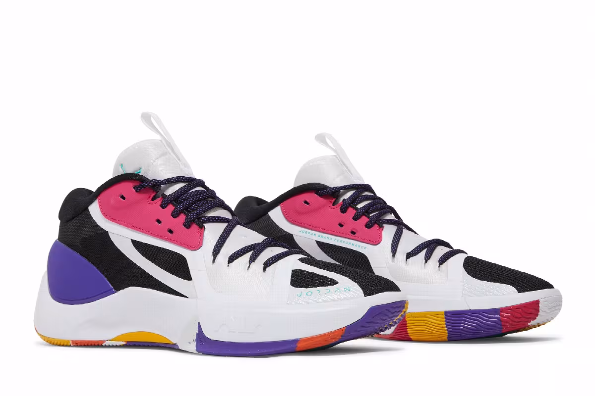 Air Jordan Zoom Separate White Multi, view 9