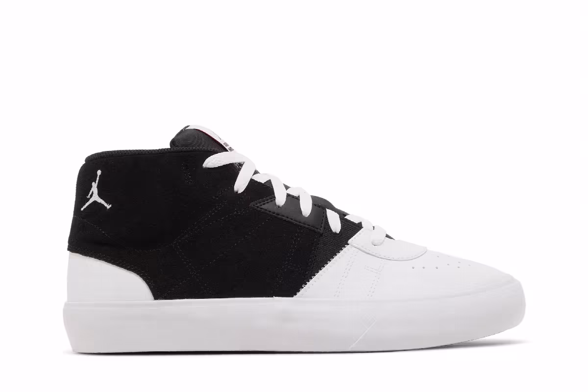 Air Jordan Series Mid Black White, view 2