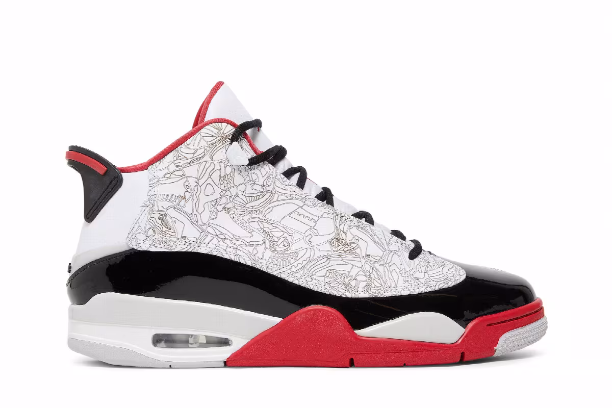 Air Jordan Dub Zero Varsity Red 2022, view 2