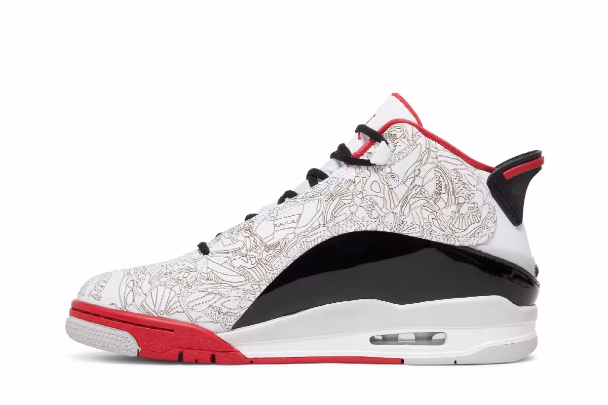 Air Jordan Dub Zero Varsity Red 2022, view 4