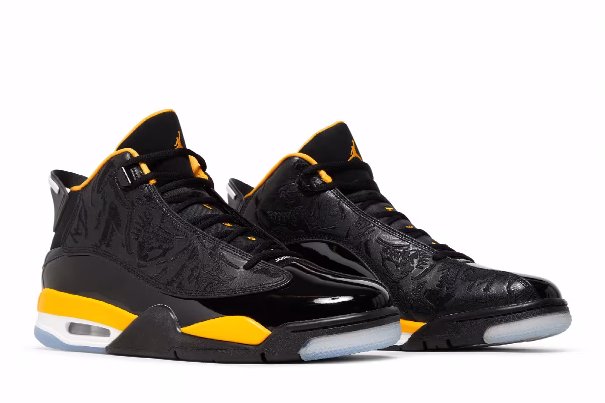 Air Jordan Dub Zero Black Taxi, view 9