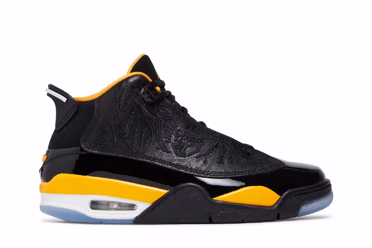 Air Jordan Dub Zero GS Black Taxi, view 2