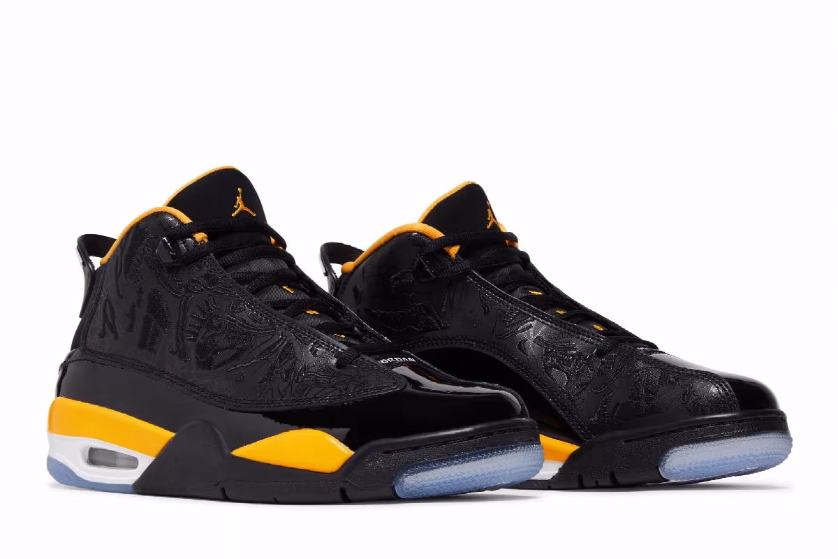 Air Jordan Dub Zero GS Black Taxi, view 9