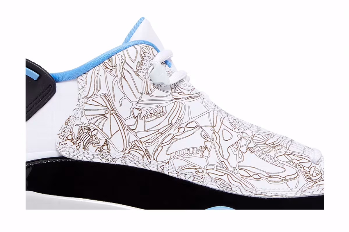 Air Jordan Dub Zero GS Legend Blue, view 3