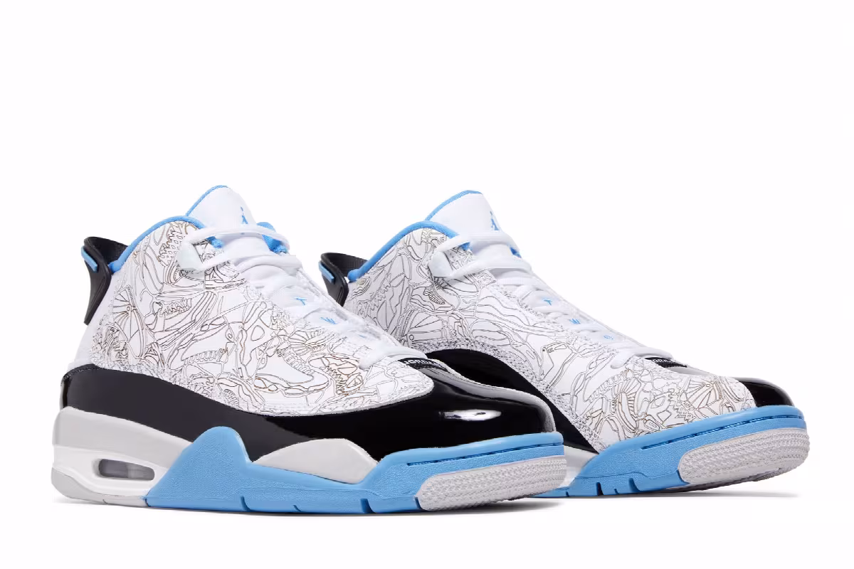 Air Jordan Dub Zero GS Legend Blue, view 9