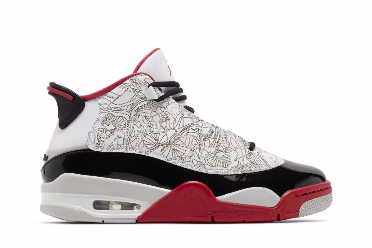 Air Jordan Dub Zero GS Varsity Red 2022, view 2