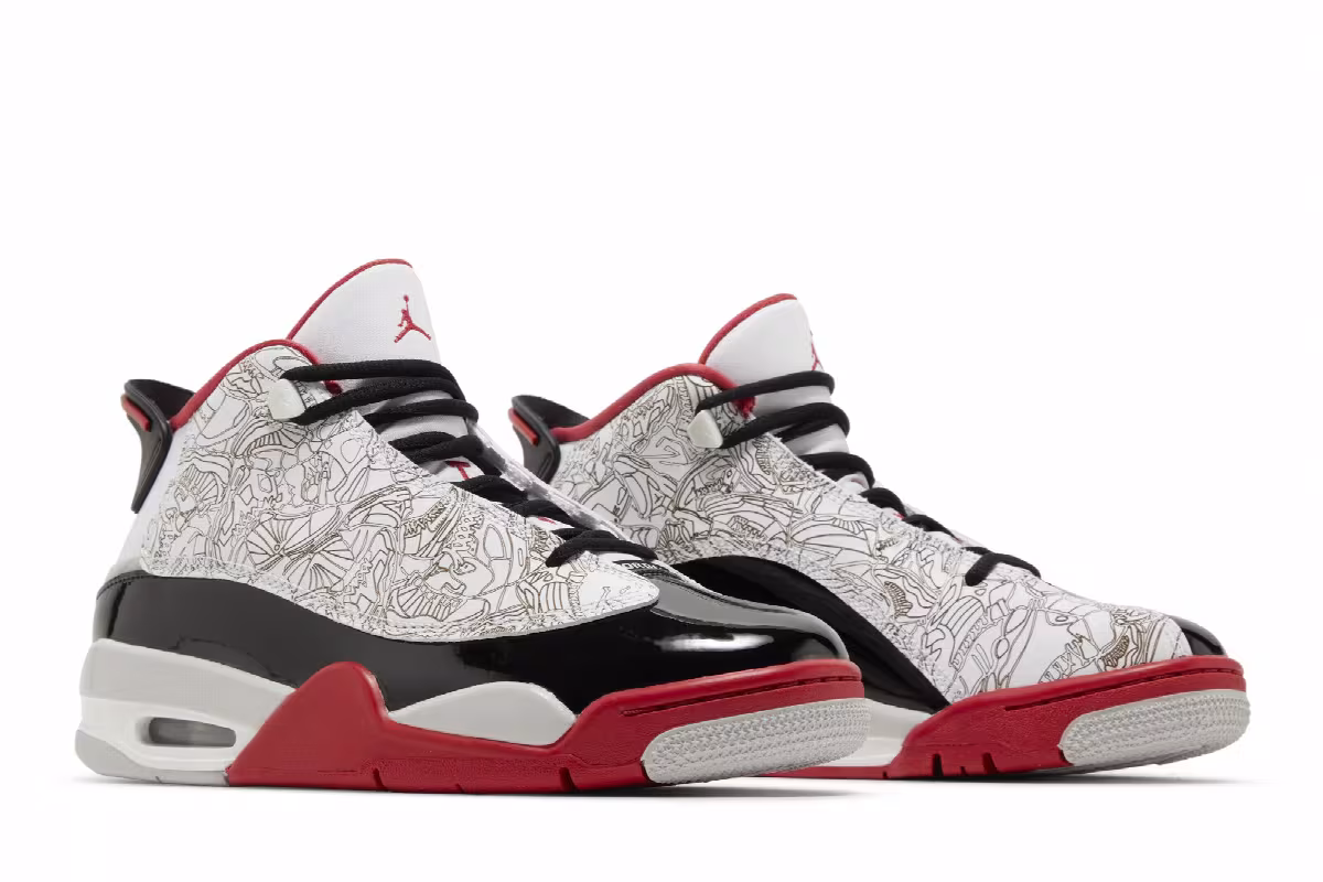 Air Jordan Dub Zero GS Varsity Red 2022, view 9