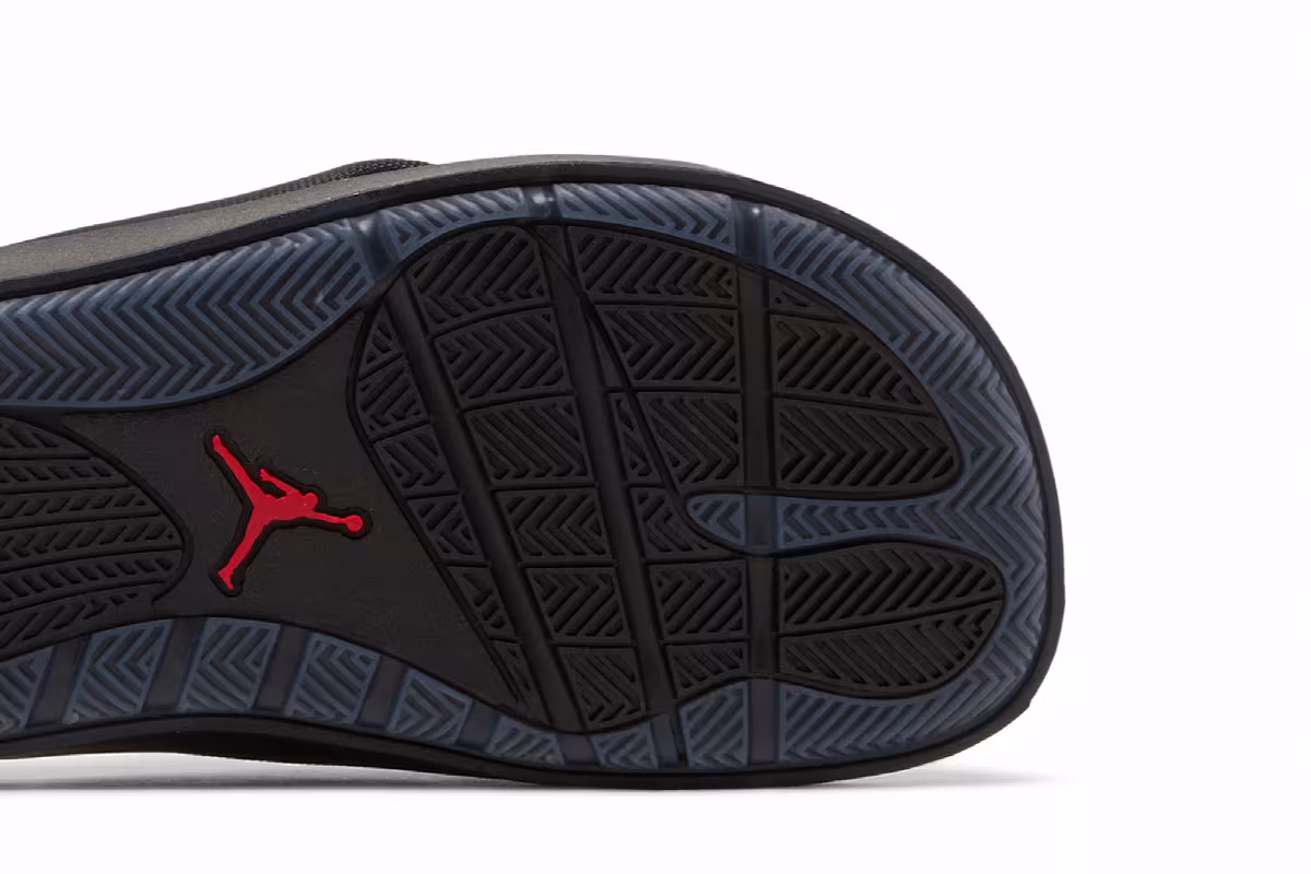 Air Jordan Women's Jordan Sophia Slide Black Fire Red, view 6