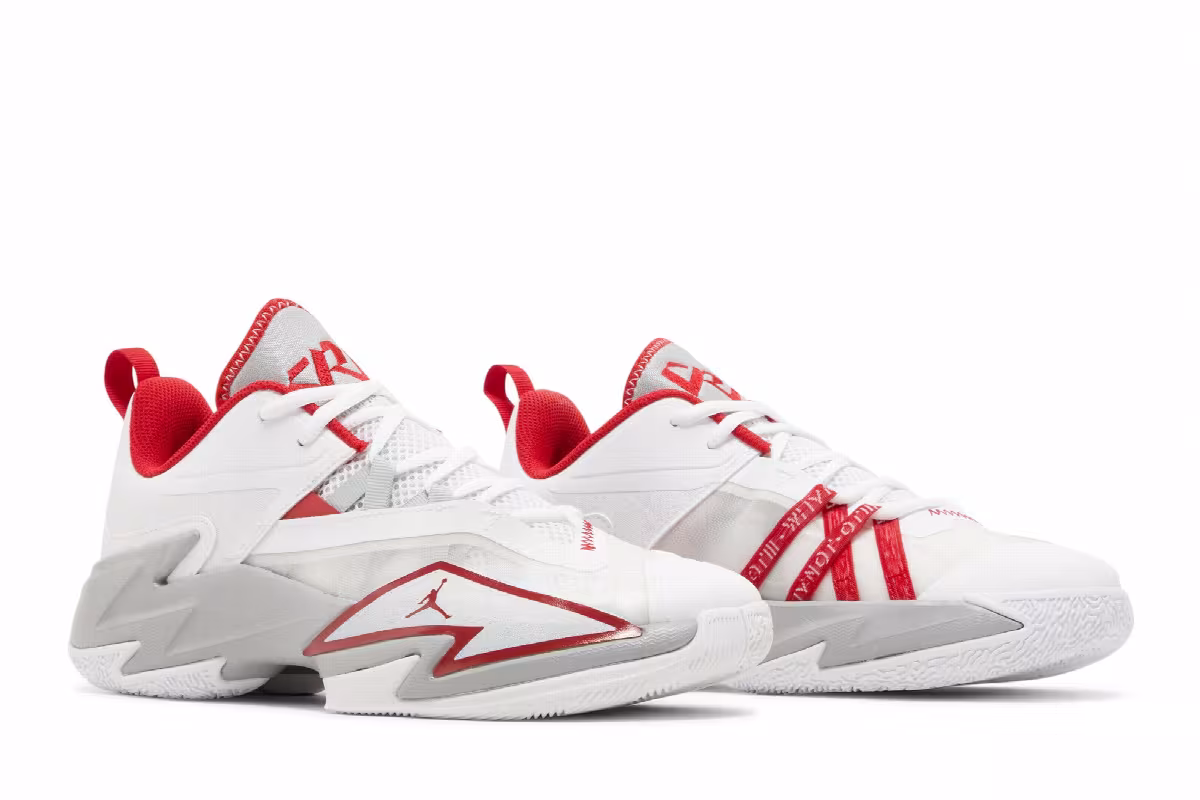 Air Jordan One Take 3 White Gym Red, view 9