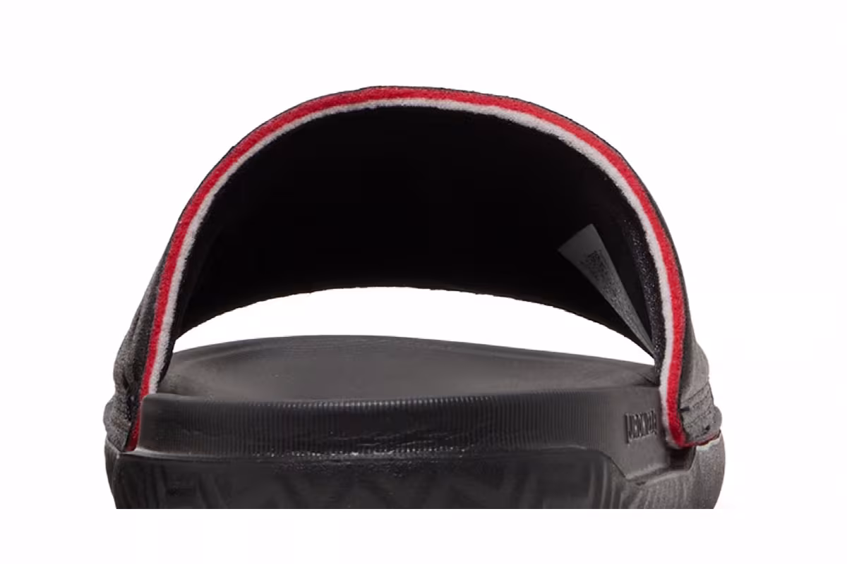 Air Jordan Play Slide Black University Red, view 8
