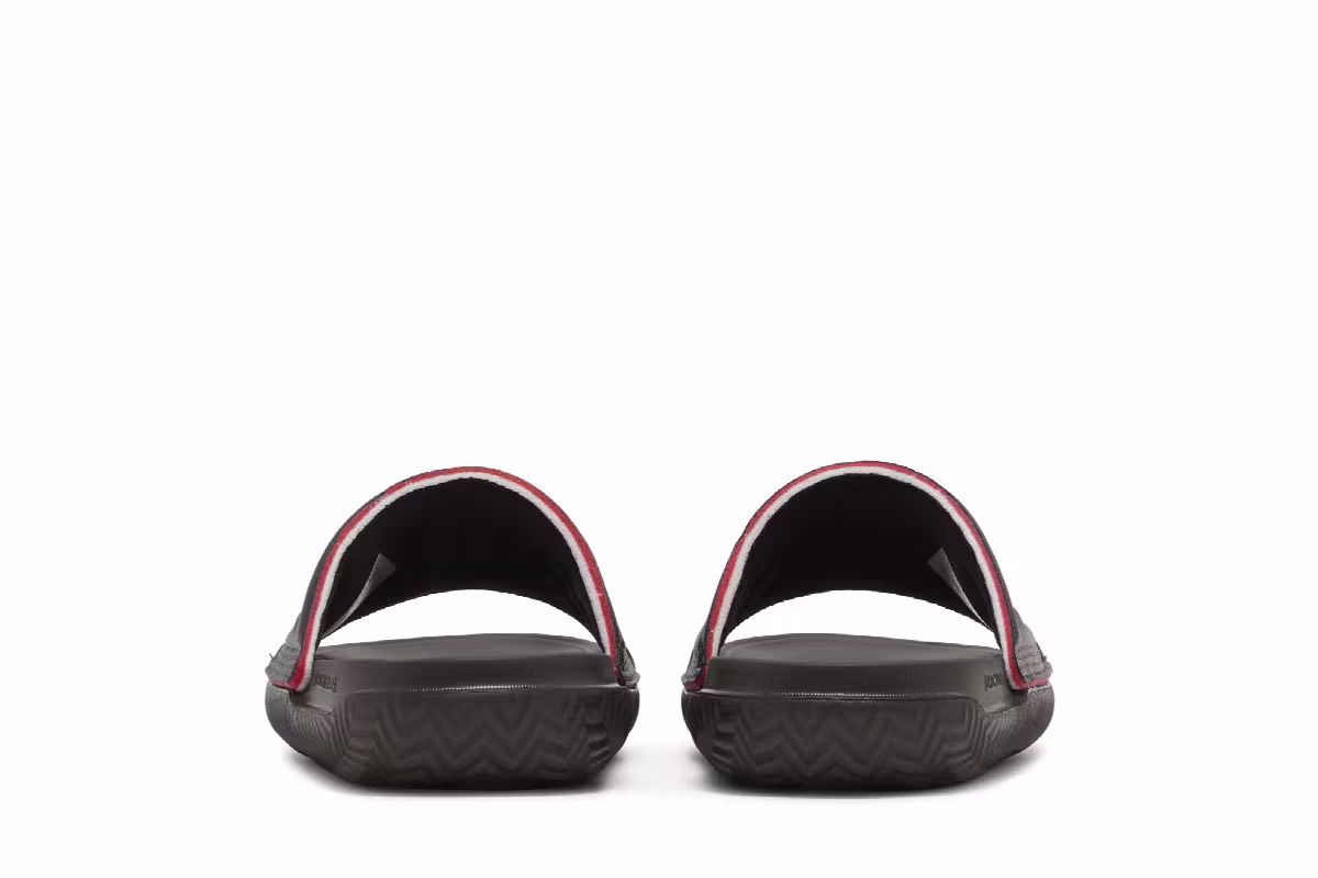 Air Jordan Play Slide GS Black University Red, view 7