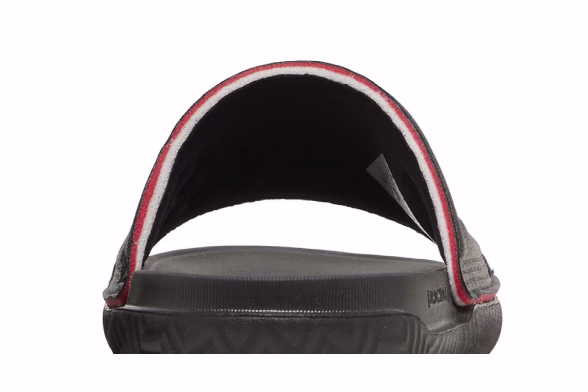 Air Jordan Play Slide GS Black University Red, view 8
