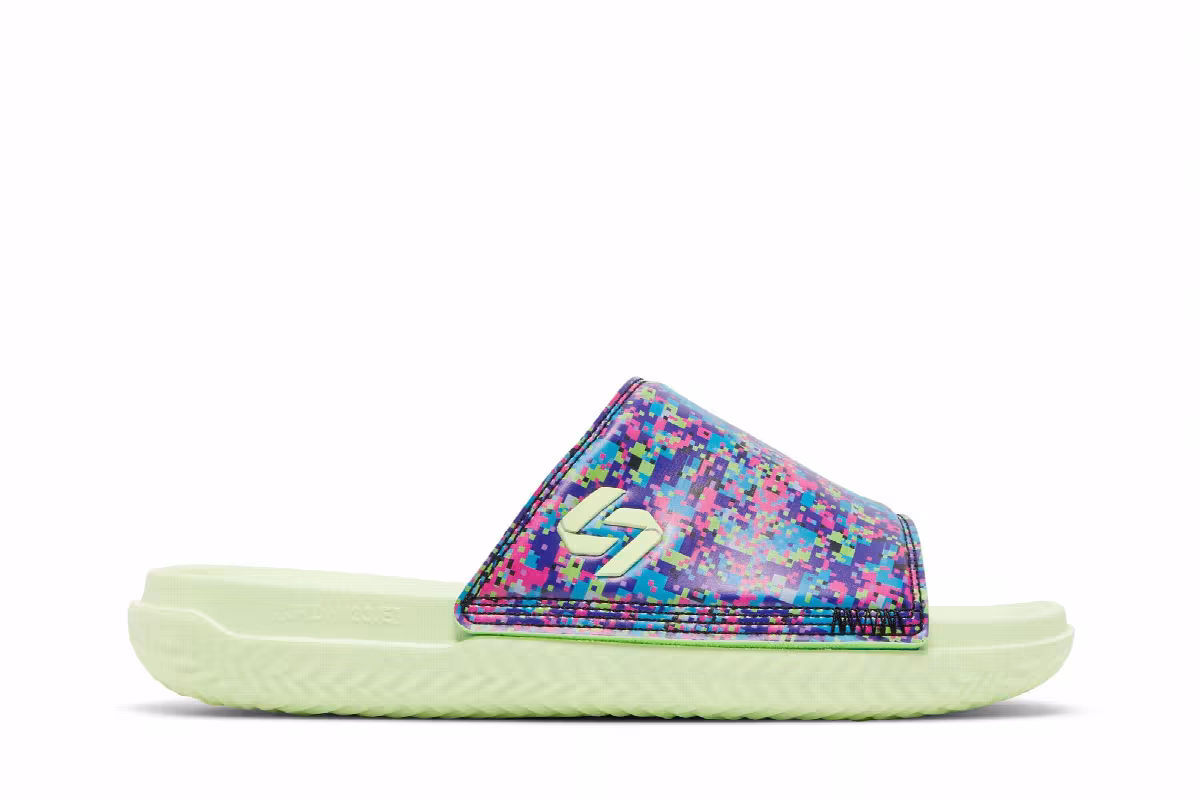 Luka Doncic x Air Jordan Jordan Play Slide Multi Glow, view 2