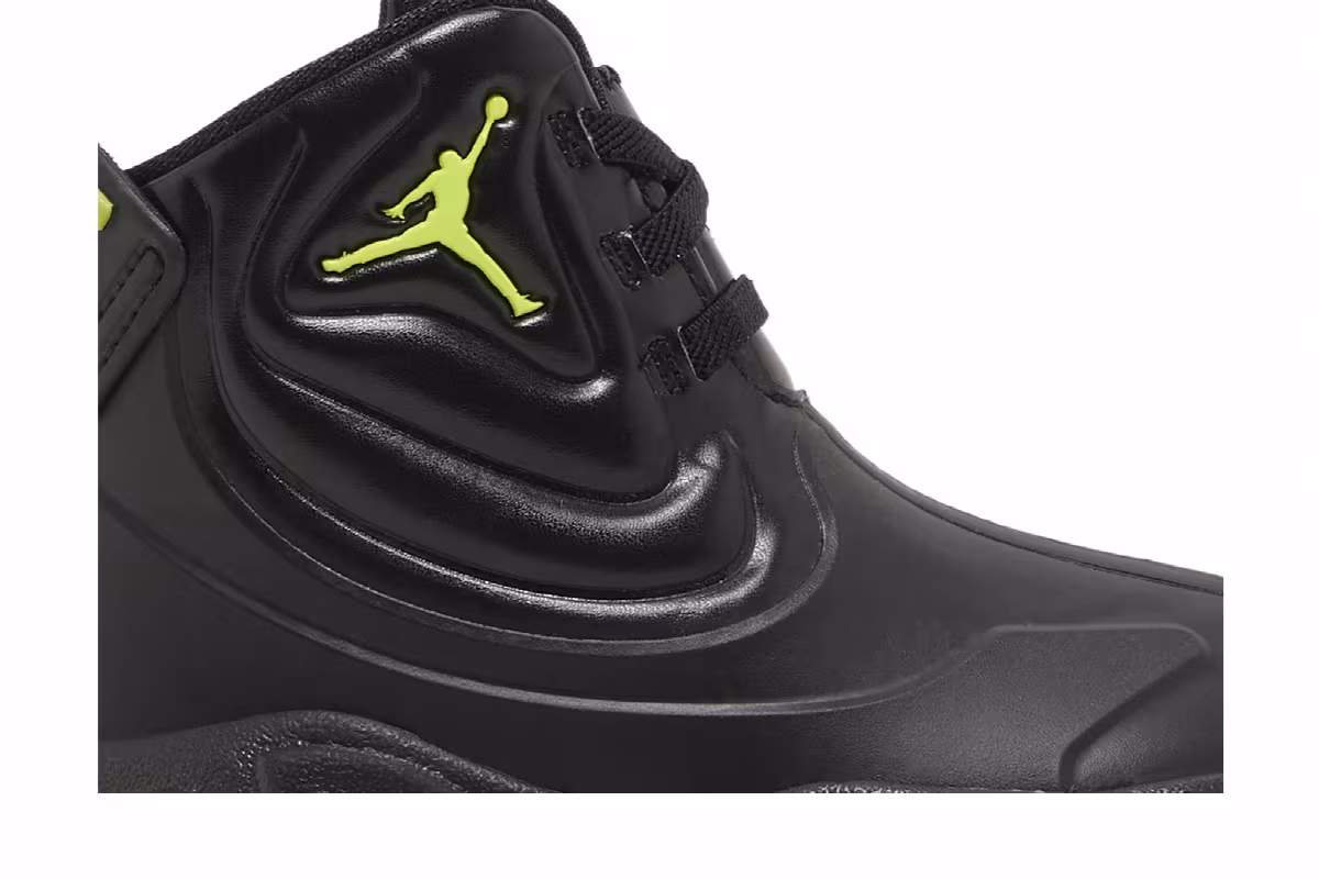 Air Jordan Drip 23 Rain Boot TD Black Atomic Green, view 3
