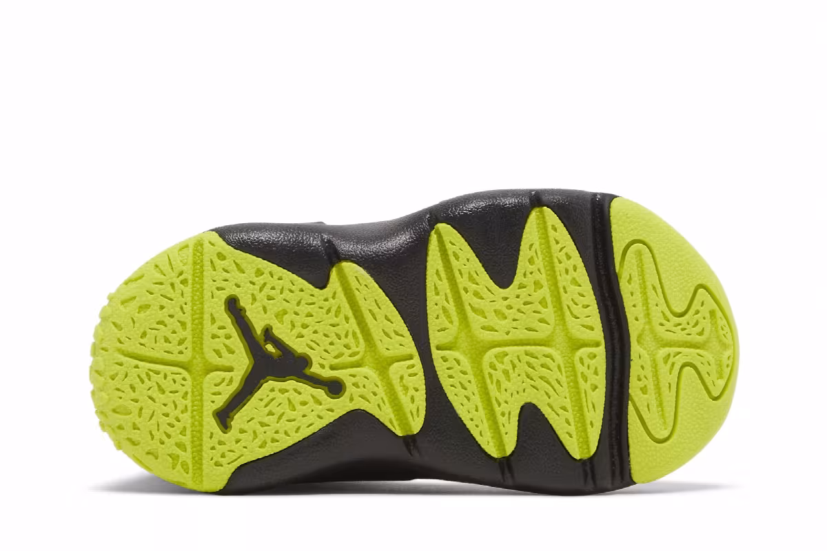Air Jordan Drip 23 Rain Boot TD Black Atomic Green, view 5