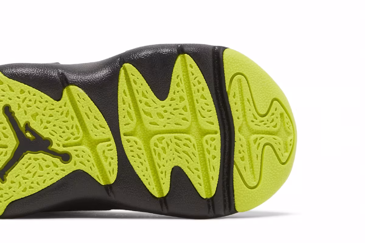 Air Jordan Drip 23 Rain Boot TD Black Atomic Green, view 6