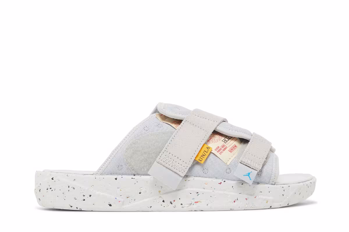Union LA x Air Jordan Jordan Crater Slide Grey Fog, view 2