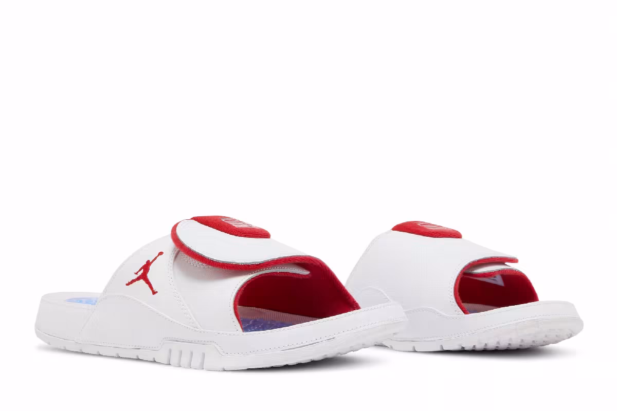 Air Jordan Hydro 11 White Varsity Red, view 9