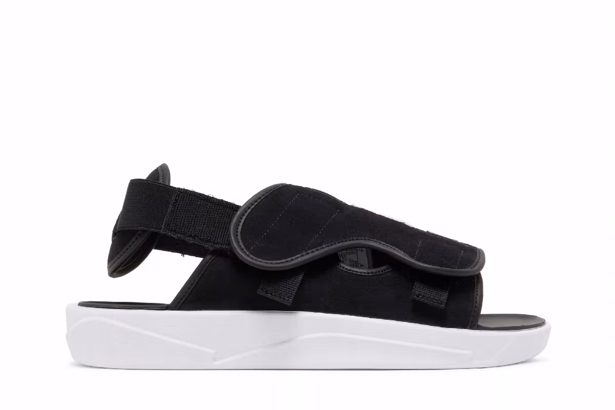 Air Jordan LS Slide Black University Red, view 2