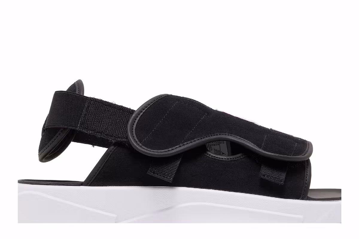 Air Jordan LS Slide Black University Red, view 3