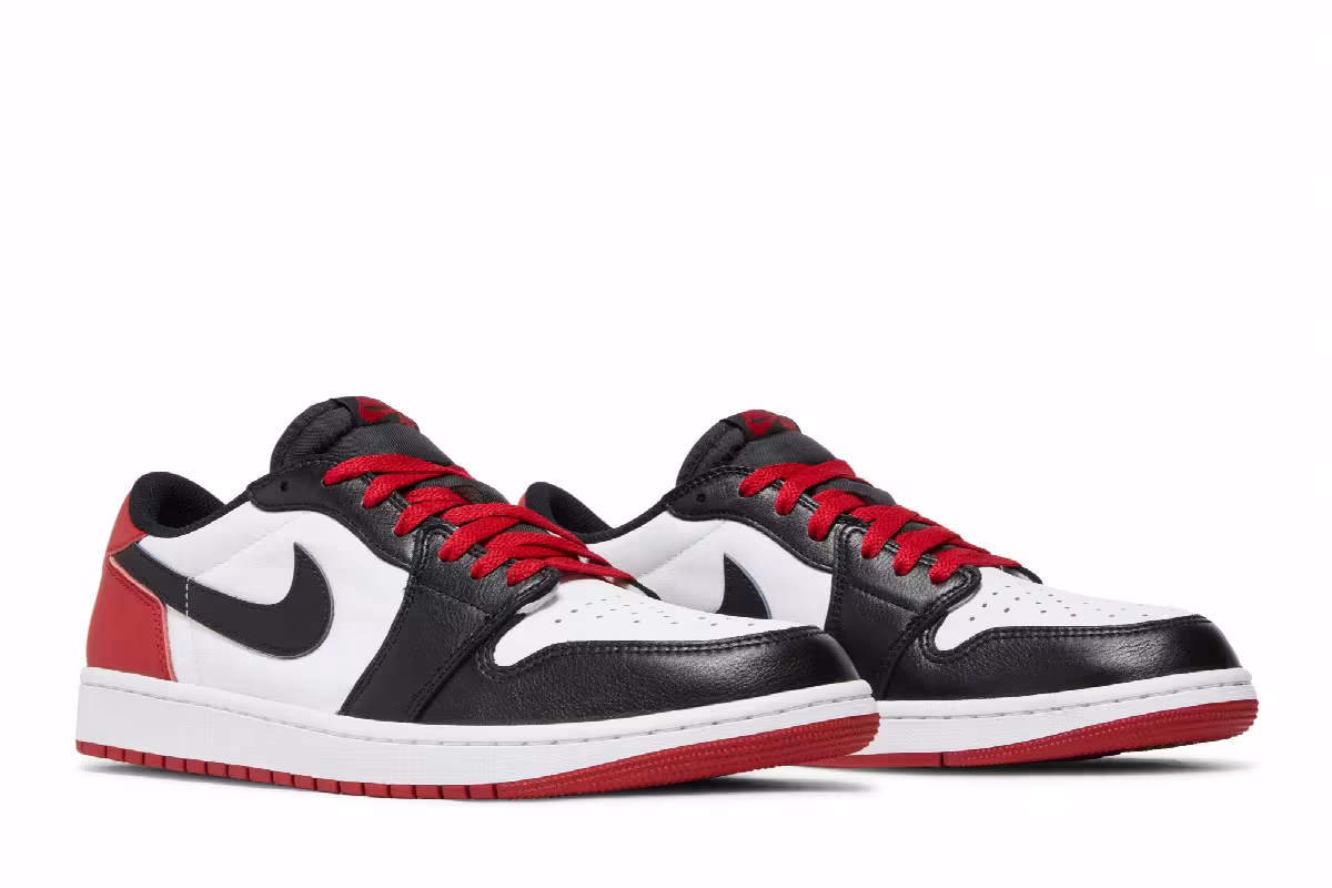 Air Jordan 1 Low OG Black Toe, view 9