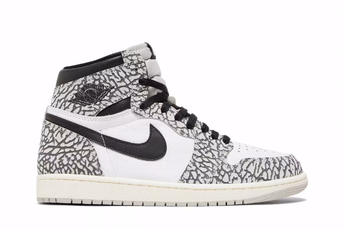 Air Jordan 1 High OG White Cement, view 2