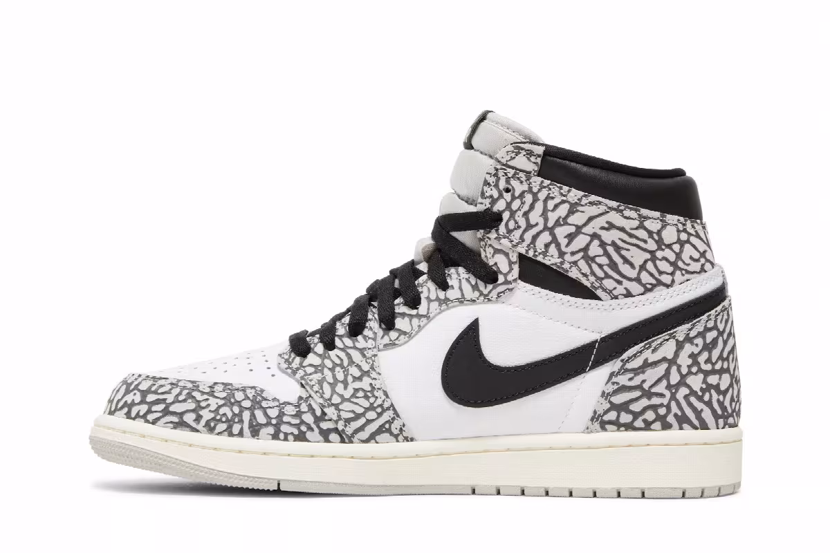Air Jordan 1 High OG White Cement, view 4