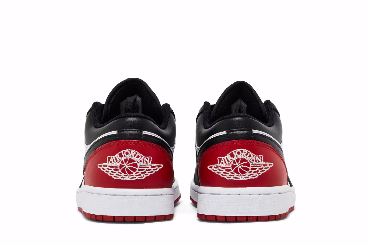 Air Jordan 1 Low Bred Toe 2.0, view 7